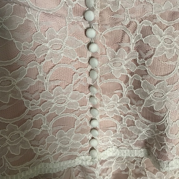 Mori Lee bridesmaid Peplum top and Skirt - Picture 3 of 4